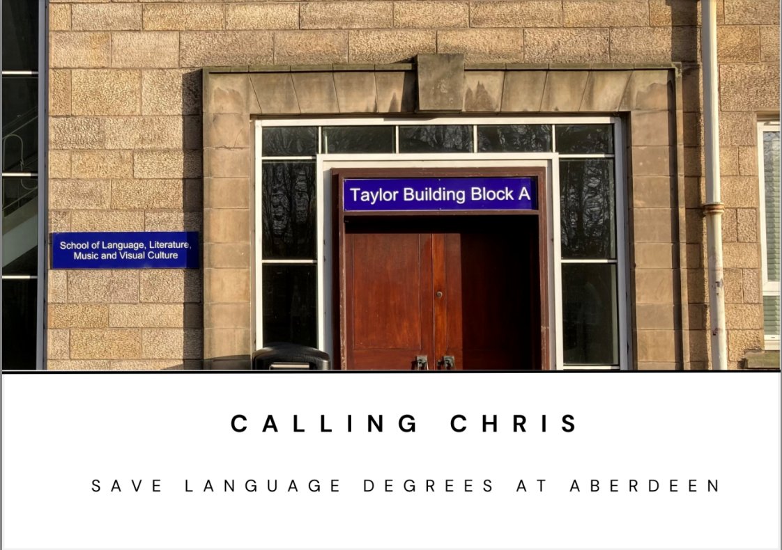 french_studies's tweet photo. Aberdeen Postcard Campaign!

In the context of threats to Modern Languages degrees at the University of Aberdeen, an online postcard campaign has been launched. Please see below how you can take part and disseminate.

https://t.co/p2QeivUvxX

#CallingChris #Greetings2George https://t.co/YWKYpU4YBE