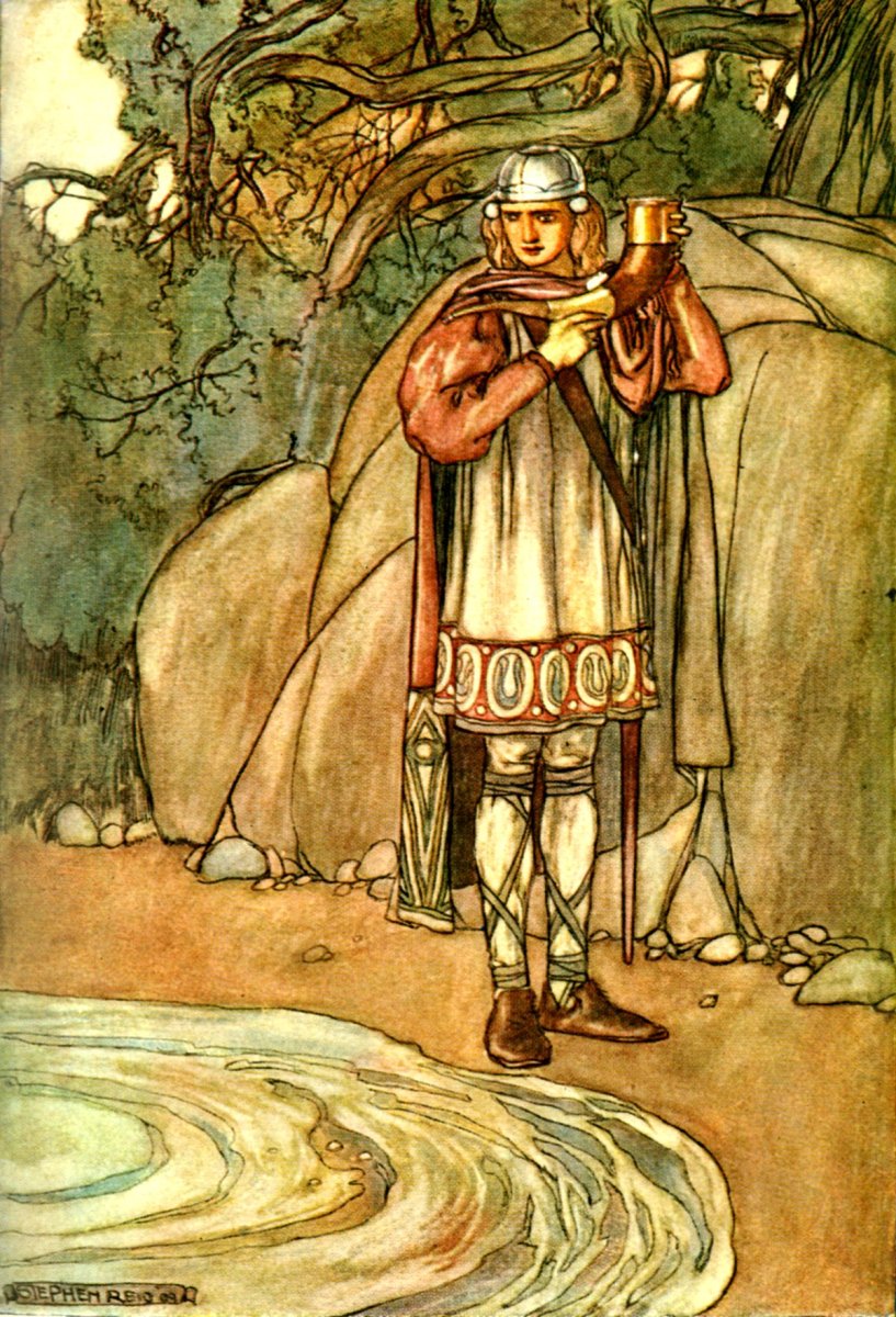 NeuKelte's tweet photo. #Celtic #FairyTaleTuesday: The #Irish heroine Ailna surrounded #FinnMacCool and his musician pal Dáire with a druid`s fog so that they could not find their way home. When the Fianna were finally able to locate Fionn, the wily Conan slipped a magical drinking horn that would
1/2 https://t.co/zWHH4C6B97