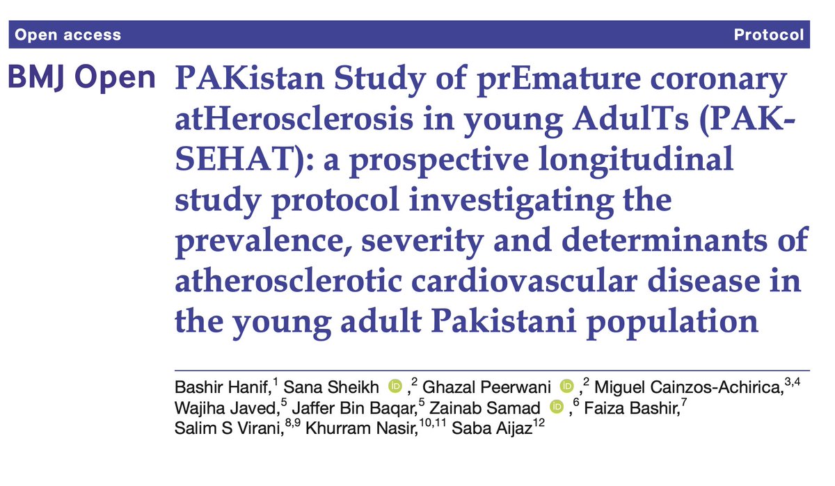 khurramn1's tweet photo. 🔍Framingham study moment for Pakistan
#BashirHanif leading PAK-SEHAT national study shedding light on critical issue-premature CAD via CCTA/CAC among the young. With higher ASCVD rates in Pakistan, this study is a game-changer! 📊🔬 #HeartHealth #PAKSEHAT
https://t.co/4enm7pL18d https://t.co/jhFOL9wCyd