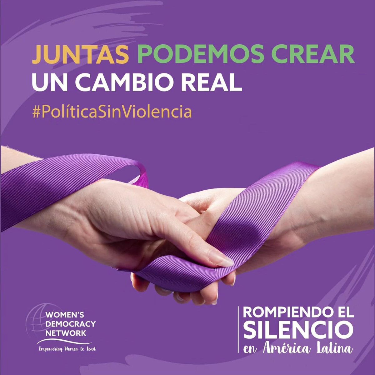 WDNGuatemala's tweet photo. En #WDNGuatemala nos unimos a #WDNLAC y Hoy lanzamos nuestra campaña para romper el silencio!
Juntas, luchemos contra la violencia política en América Latina.  #RompiendoElSilencio @wdn @WDNArgentina @WDNBrasil @WdnParaguay @MujeresUnimoss @IRI_es https://t.co/eLcTtysnF8