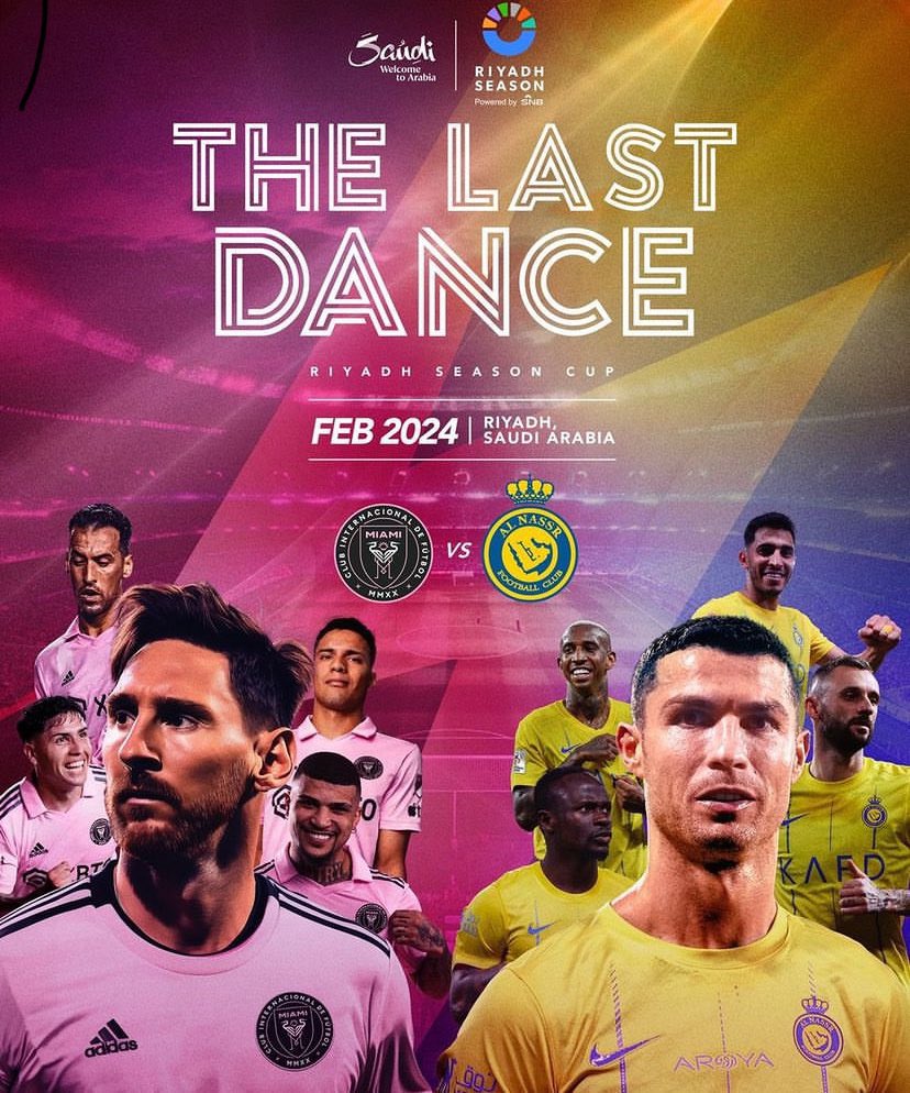 ActuFoot_'s tweet photo. 🚨💣 OFFICIEL ! L’Inter Miami et Al Nassr s’affronteront en amical en février prochain ! ⚔️

🐐 𝗟𝗜𝗢𝗡𝗘𝗟 𝗠𝗘𝗦𝗦𝗜 🇦🇷 𝘃𝘀 🇵🇹 𝗖𝗥𝗜𝗦𝗧𝗜𝗔𝗡𝗢 𝗥𝗢𝗡𝗔𝗟𝗗𝗢 🐐 https://t.co/V7gf7OVwaD