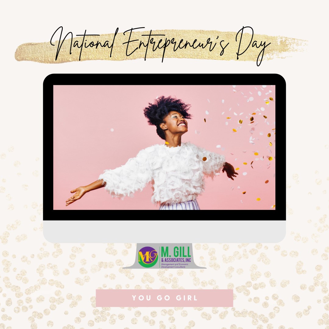 It’s National Entrepreneurs Day! If you are a minority entrepreneur looking to grow and scale your business, connect with us today. From managerial coaching, technical assistance, export development, and more, we can help you. For more information, visit  mgillonline.com.
