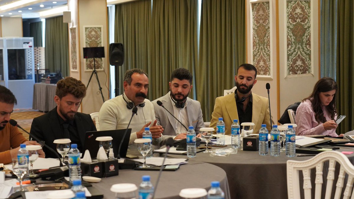 c4jrOrg's tweet image. C4JR organised an event in Erbil today on accountability pathways &amp;amp; sharing of evidence collected by @UNITAD_Iraq. Participant discussions focused on #UNITAD´s completion strategy &amp;amp; monitoring of prospective criminal trials against ISIL members in #Iraq, creating recommendations.