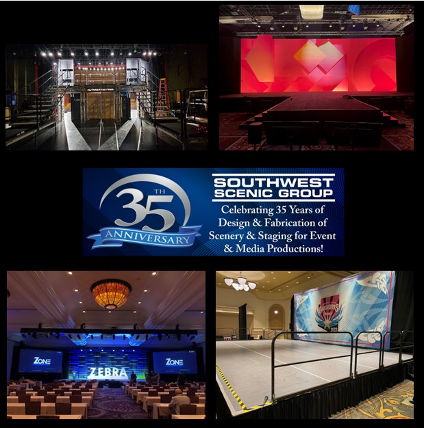 SWScenicGroup's tweet photo. SSG Provides Design &amp; Fabrication of Scenery &amp; Staging for Corporate Events, Schools, &amp; Media Production - Contact Us for More Information Today! info@southwestscenic.com or 480-968-5595 #Events #Media #Staging #Design #Scenicbackgrounds #Customdesks #Lecterns #Drapes https://t.co/OwpnycIbOy