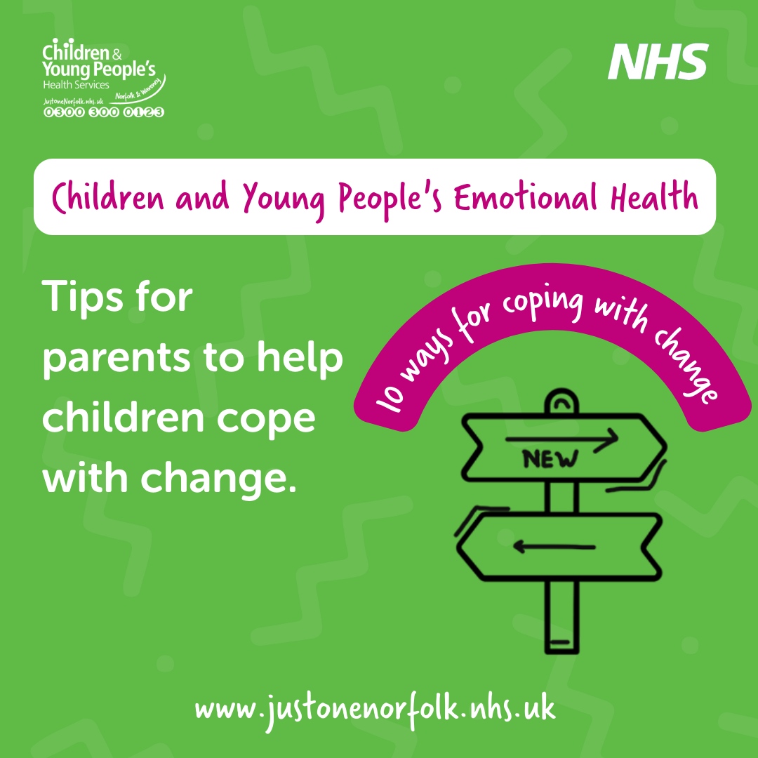 NorfolkCYP's tweet image. Adapting to changes can be challenging for children. Here are some tips for parents/carers to help. 

justonenorfolk.nhs.uk/media/0jhoa4ao…

#CopingWithChange #ChildrensEmotionalHealth #EmotionalHealthActivities #ResilienceActivities #J1A
