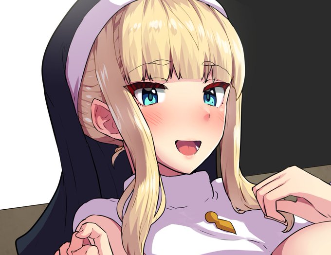 pixivFANBOX、Fantiaで支援者さま向け新作イラスト更新しました。シスターさんシリーズの最新作。前回に続いてダブルで同時にお相手……な1枚です。今回はめでたい感じのオマケ差分つきです。どうぞよろしくお願い申し上げます! 