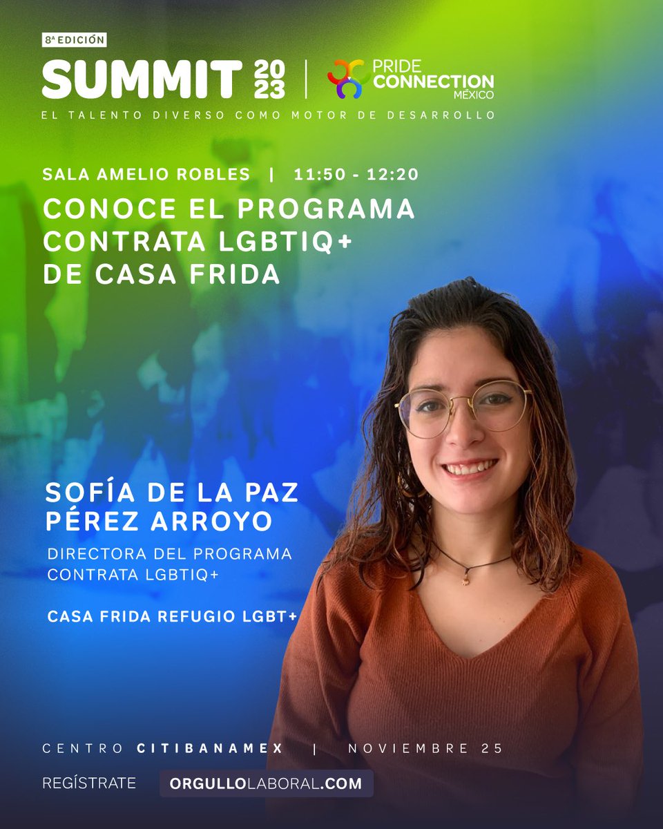 PrideConMX's tweet photo. En solo 4 días vivirás la experiencia de nuestro 8º Summit. 🏳️‍🌈 🏳️‍⚧️

Más de 120 empresas, organizaciones no gubernamentales y proveedores de servicio de capacitación te esperan. 💡 https://t.co/0yS7a44yAM