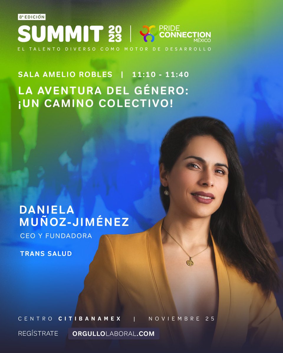 PrideConMX's tweet photo. En solo 4 días vivirás la experiencia de nuestro 8º Summit. 🏳️‍🌈 🏳️‍⚧️

Más de 120 empresas, organizaciones no gubernamentales y proveedores de servicio de capacitación te esperan. 💡 https://t.co/0yS7a44yAM