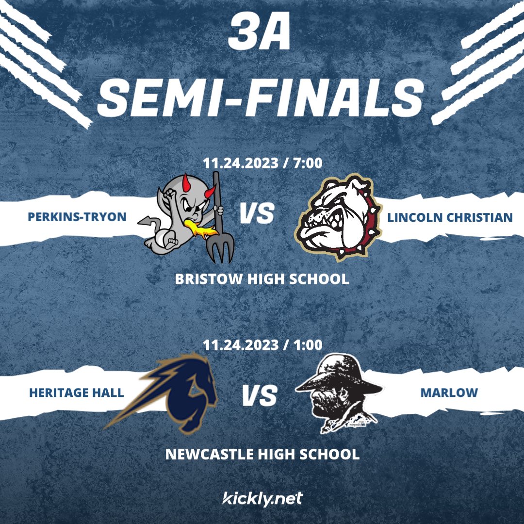 1stGoalOKHSFB's tweet photo. 3A Semifinals!

#okpreps https://t.co/CgvLK1mEiG
