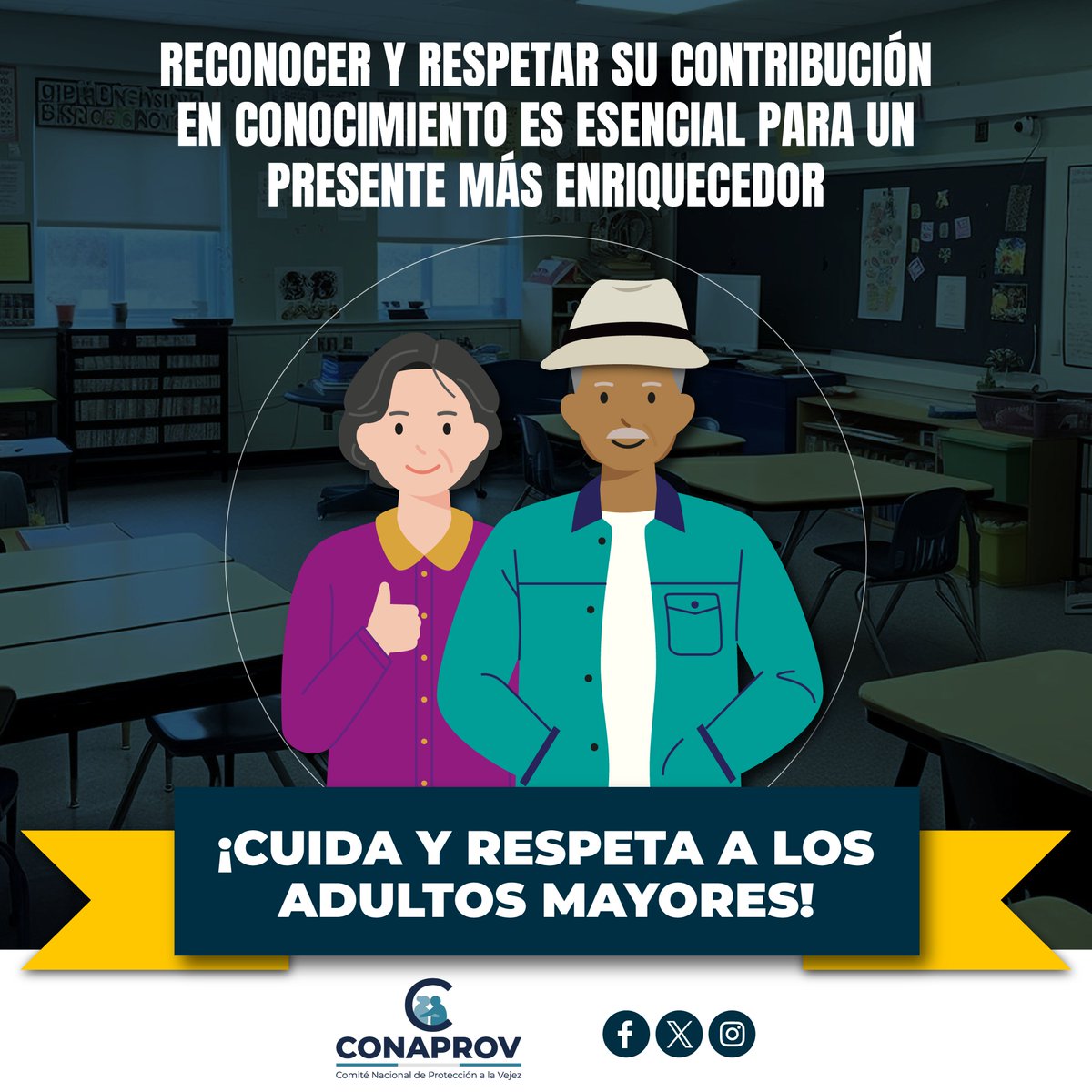 El tiempo enriquece a nuestros seres queridos. Cuidar de nuestros mayores es un acto de amor y gratitud. Únete a nuestra campaña y demostremos que envejecer es hermoso. 

#CariñoParaNuestrosMayores 💕👵👴 #UnCompromisodeTodos #CONAPROV #AdultoMayor #SomosCONAPROV