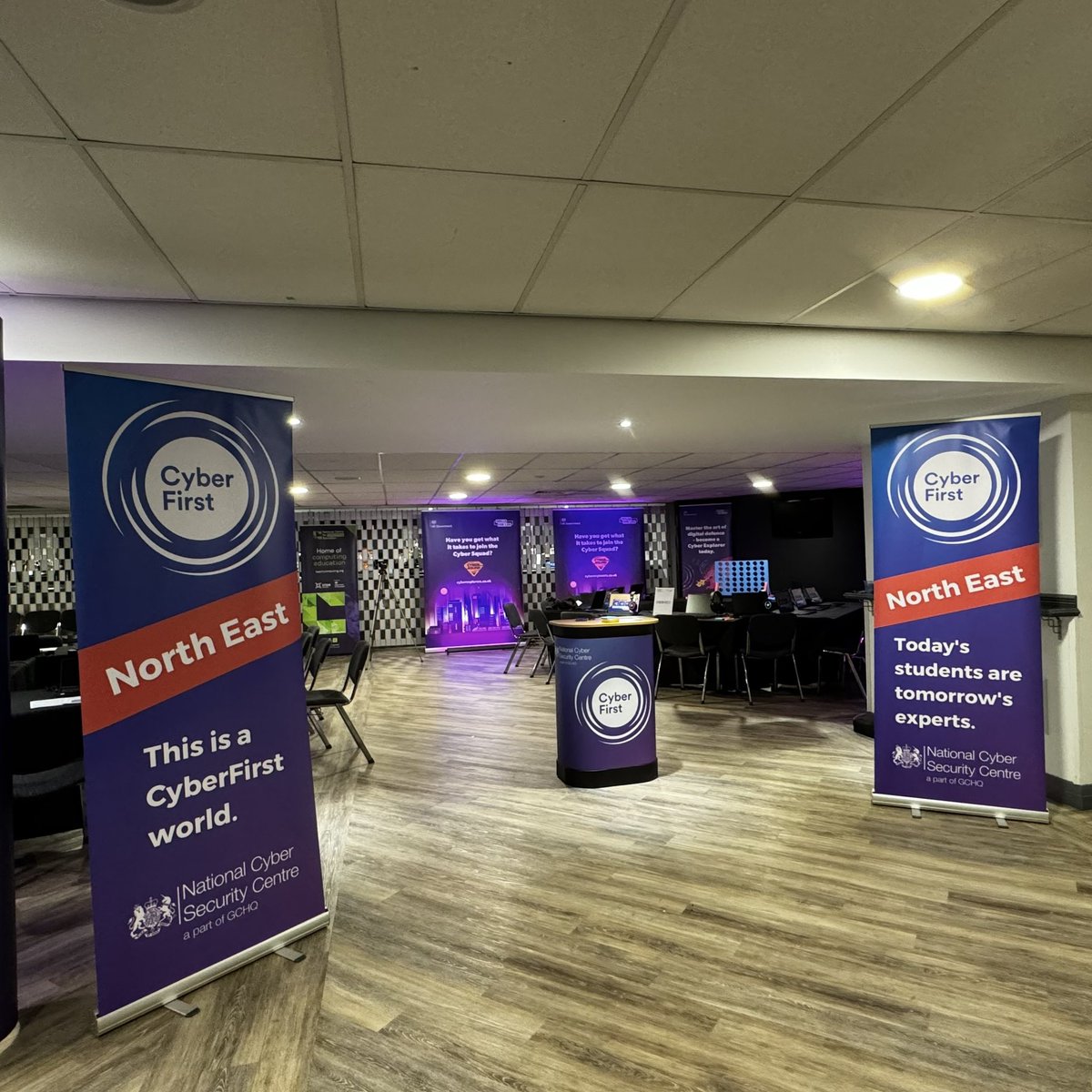 MrMcIvorCS's tweet image. Fantastic kickoff at #EmPowerCyber at @NU_Foundation with our @CyberFirstNE and #cyberexplorers stand! 🚀 @sageuk #CyberSecurity