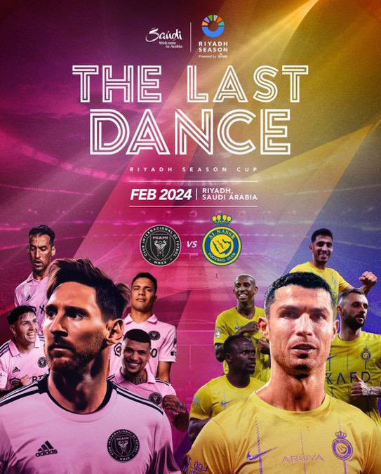 It’s happening. The last dance. February 2024 in Riyadh Saudi Arabia.