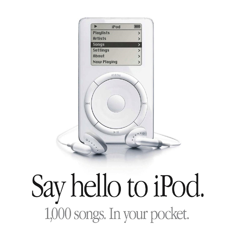 rshotton's tweet photo. When communicating their storage, iPod didn't say 256Mb, they said 1000 songs in your pocket

Why? Well, words you can visualise are more memorable

In this podcast MichaelAaron Flicker & I discuss the power of concreteness & other psychological tactics Apple use in their marketing

https://t.co/6w6Js2Uhtk