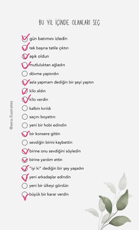 nolurbisus's tweet photo. hayatımdan bir 2023 gecti.. https://t.co/oTaWS2q2ON