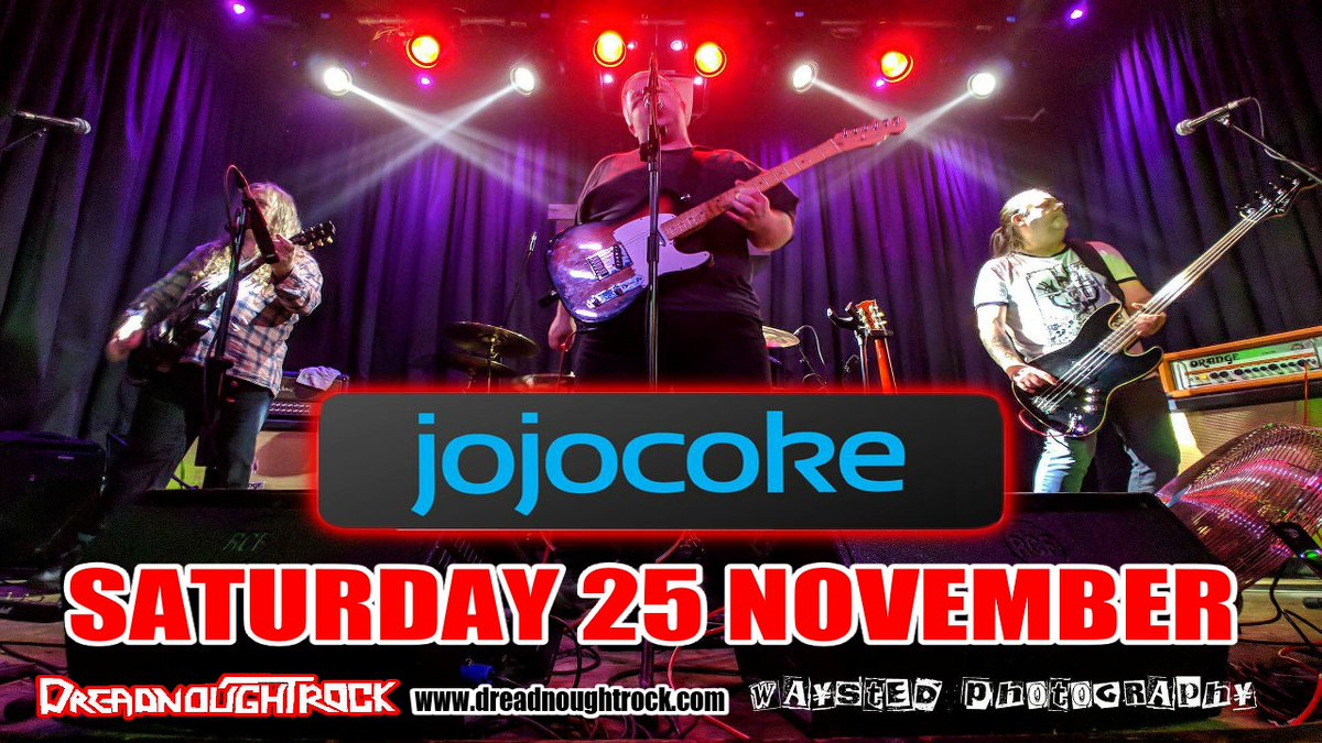 This Saturday night <a href="/Dreadnoughtrock/">DreadnoughtRock</a> 
The one and only <a href="/jojocoke/">JOJOCOKE</a> are back with us. All the bumf on the website dreadnoughtrock.com