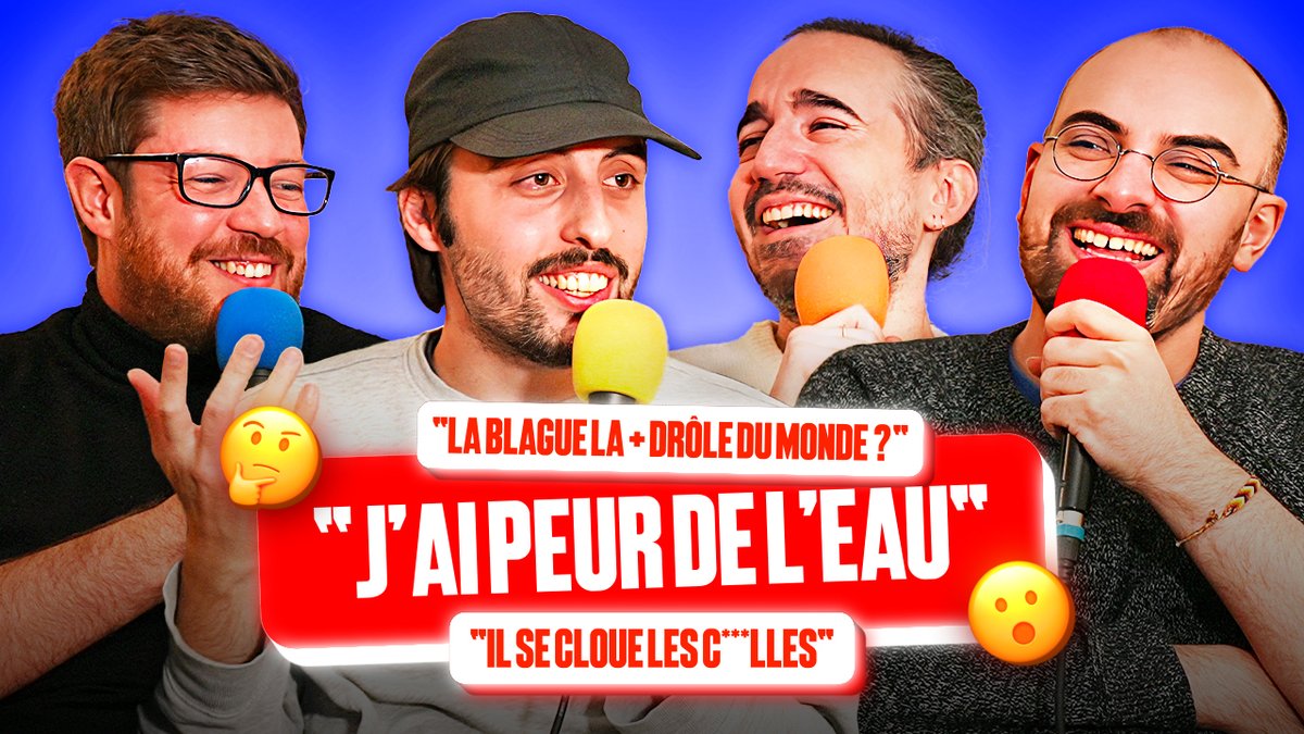 liugareno's tweet photo. NOUVELLE VIDÉO
► https://t.co/SVyWIS2E58

SANS CONTEXTE 2 : nos peurs les plus profondes, les images qui nous ont marqués à vie, notre analyse de la blague "la plus drôle du monde", un débat inattendu (et profond) sur La Chose...

(ft. @Le__Clap, @FrancoisDelski et @Dim_flim) https://t.co/ldxNLDjIZB