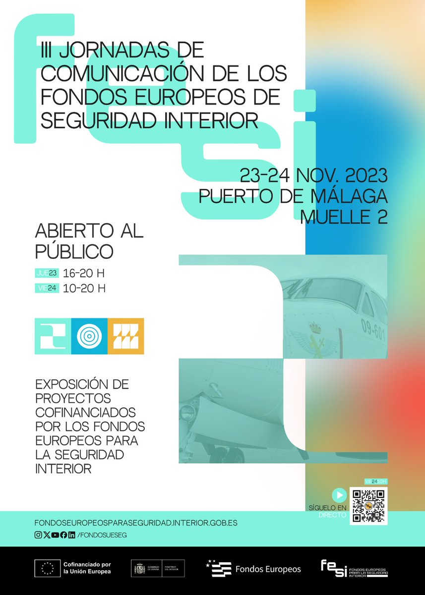guardiacivil's tweet photo. Quieres visitar diversos proyectos (helicópteros, embarcaciones, etc...) cofinanciados por #FondosEuropeos de Seguridad Interior #FSI e #IGFV
📍Puerto de Málaga, muelle 2
📆23 y 24 de noviembre https://t.co/Z7RM7SLcVu