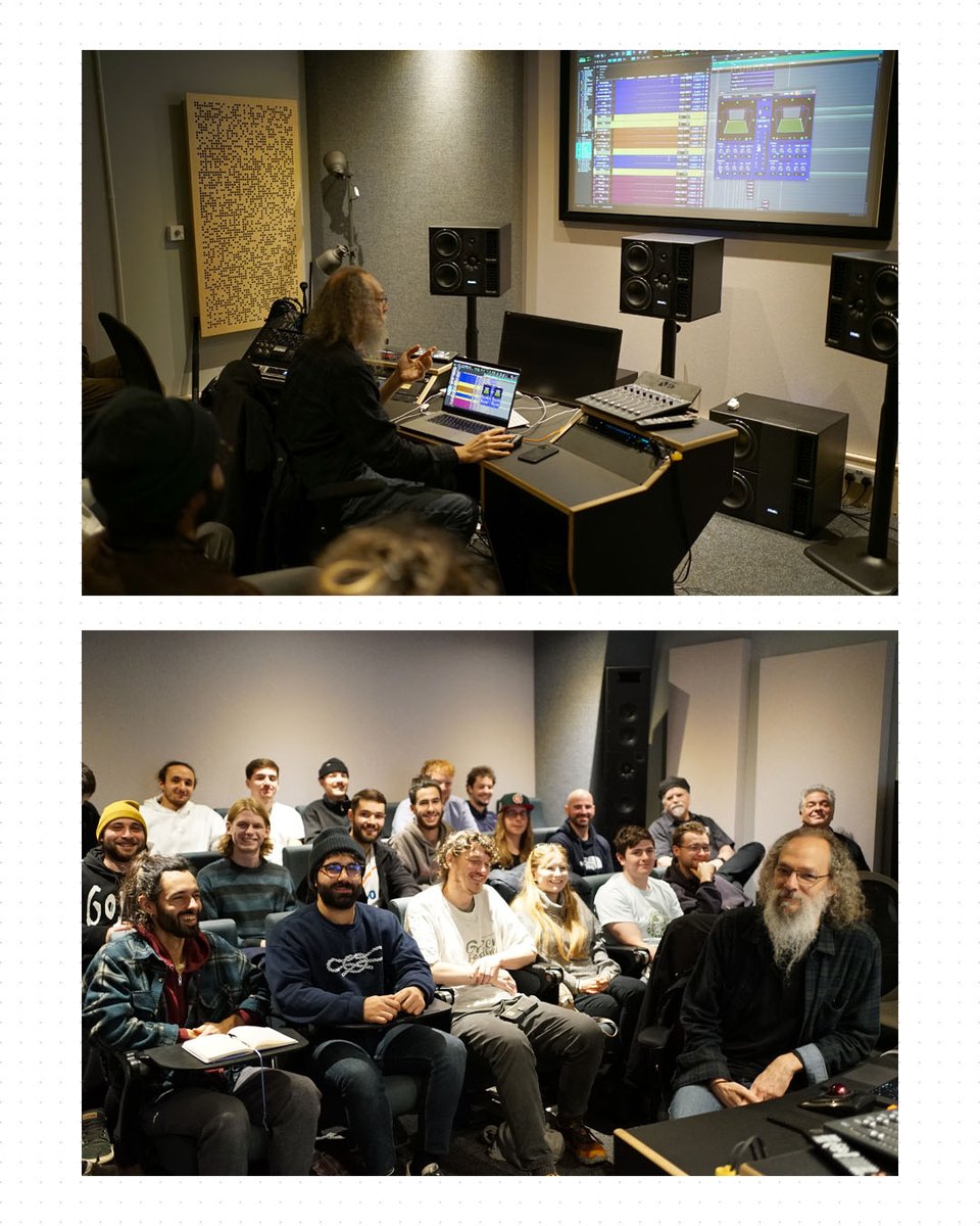 dBs_Institute's tweet image. We were over the moon to welcome legendary engineer Andrew Scheps, Grammy-nominated producer David Benson and the esteemed Dr. Maurice Ghysels for a double-bill of masterclasses! 

A fantastic day filled with sage insights and new creative techniques. 

#dbscommunity
