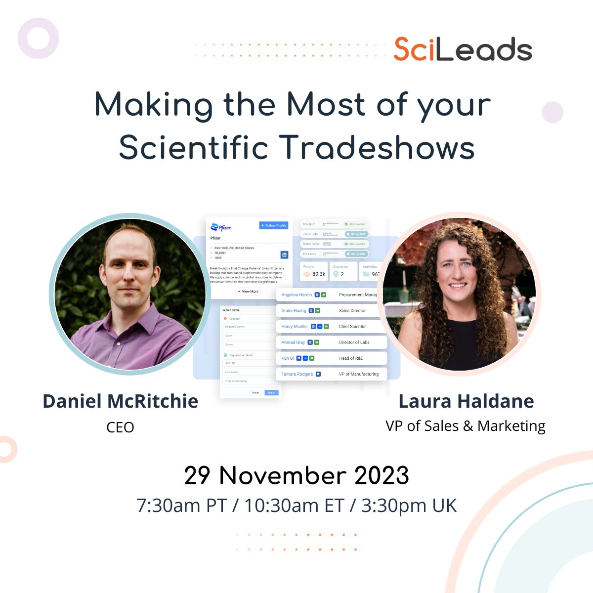 Join our upcoming webinar for top tips on using the SciLeads lead generation platform to secure the biggest Tradeshow ROI: scileads.com/news/making-th…