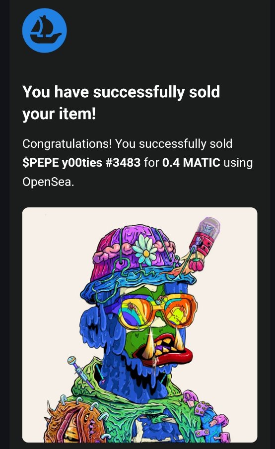 sold sold sold Congrats mate #nftsales 
<a href="/KomMomok/">Momok Kom / Artist</a> 

👇👇👇👇 check out more 0.065 matic
opensea.io/dzekoael