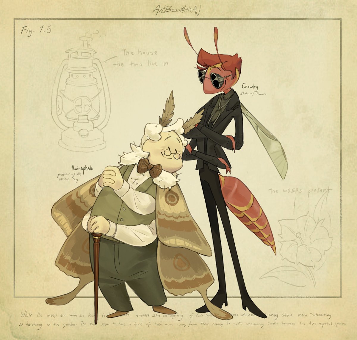 ArtBeanWithAJ1's tweet image. Bug Omens 🦋❤️🐝

#GoodOmens #GoodOmensFanArt #Crowley #Aziraphale