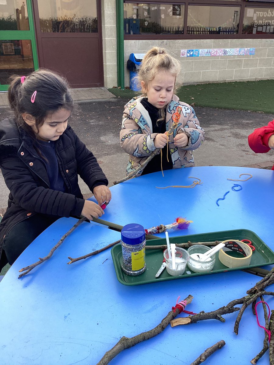 ECS_Keighley's tweet photo. Stick gathering and magic wand making in Reception today. #winniethewitch #itsnotastick #learningoutsidetheclassroom #imagination #turnyourteacherintoafrog https://t.co/vwSZudHtDH