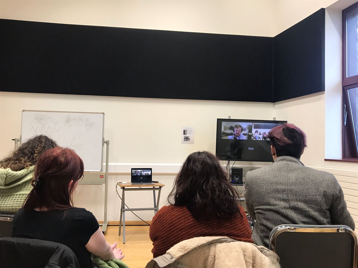martinryanmused's tweet photo. Very happy to give a guest lecture today on songwriting to the students of the Masters in songwriting course at the @IWorldAcademy &amp; also tell them about my current research at @KentStateMusic_ https://t.co/cRgyuuKudt