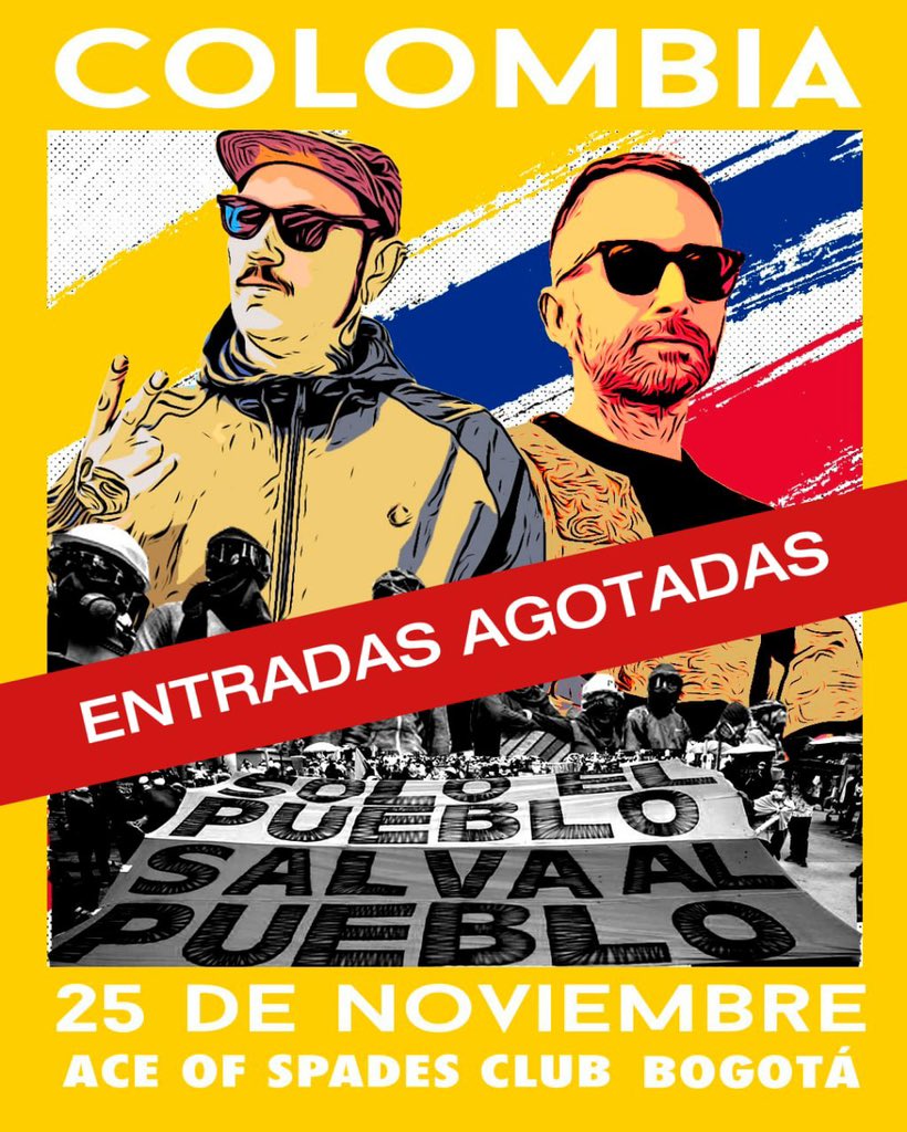 chikosdelmaiz's tweet photo. Increíble. De aquellos conciertos modestos para la buena gente de ‘Marcha Patriótica’ a llenar una sala de 700 personas.
Va a arder Bogotá.
#LatamTour23
#MazorkaWorldWide
#LCDM
#Since2005 https://t.co/nkb54HwEod