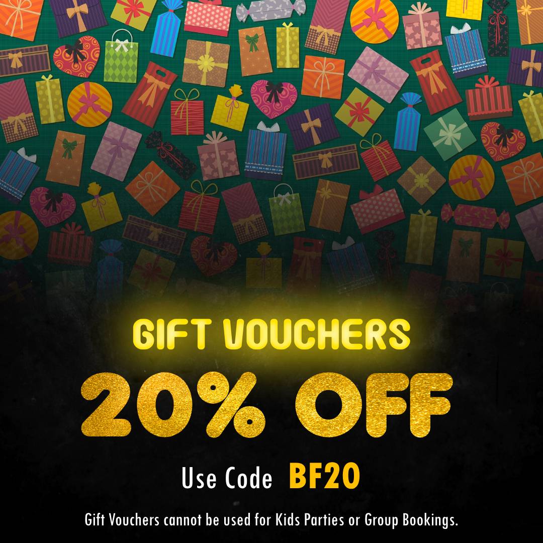 Ascent Trampoline Park (@ascentpark) on Twitter photo *20% OFF GIFT VOUCHERS!*
As part of our Black Friday offer, Gift Vouchers are currently 20% off!
This applies to £10, £20 and £50 vouchers, and can be redeemed until midnight on Friday 24th November.
Once you place an order, your unique voucher code will be emailed to you. *20% OFF GIFT VOUCHERS!*
As part of our Black Friday offer, Gift Vouchers are currently 20% off!
This applies to £10, £20 and £50 vouchers, and can be redeemed until midnight on Friday 24th November.
Once you place an order, your unique voucher code will be emailed to you.