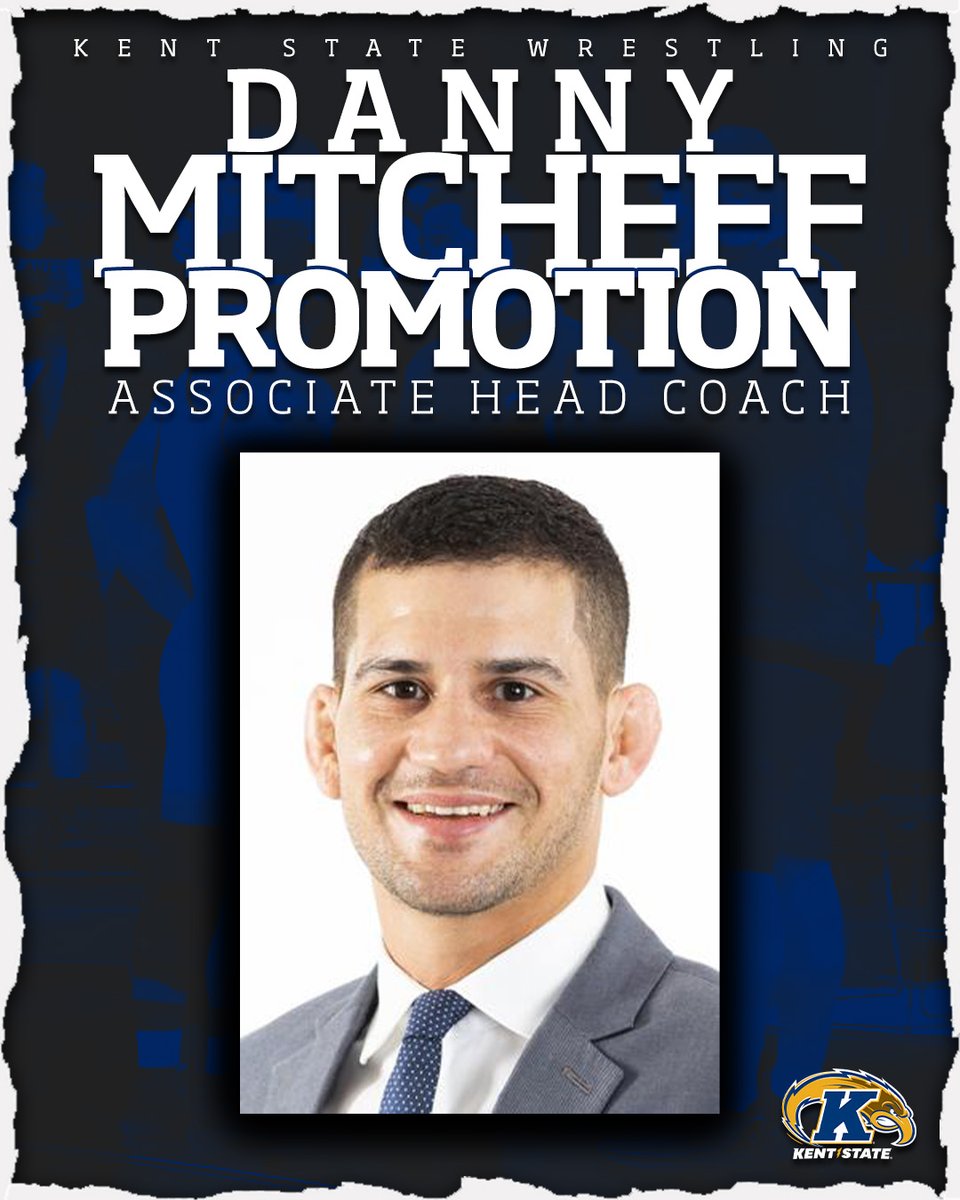 Congratulations to Danny Mitcheff, earning a well-deserved promotion to Associate Head Coach! 📰 kentstatesports.com/news/2023/11/2… #StayGolden⚡️
