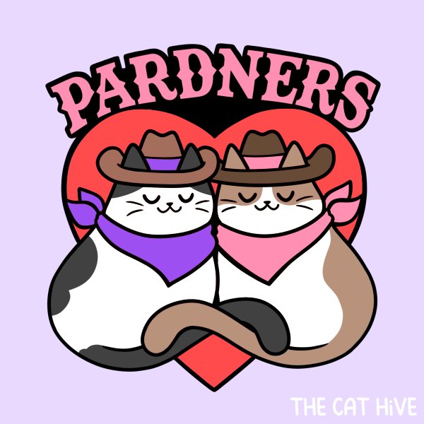 Yeehaw!! Get your Cowboy Cat Stickers & Pins! 🤠 Use code 'Meowdy' for 10% off! thecathive.com/discount/MEOWDY