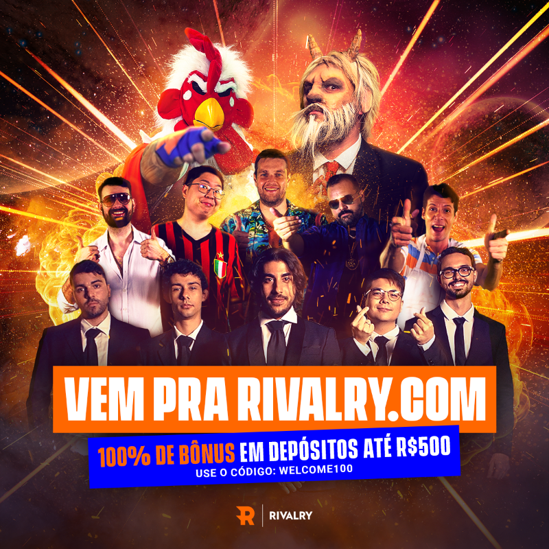 Rivalry Brasil 2023 - Apostas e Bônus de Cadastro até R$500