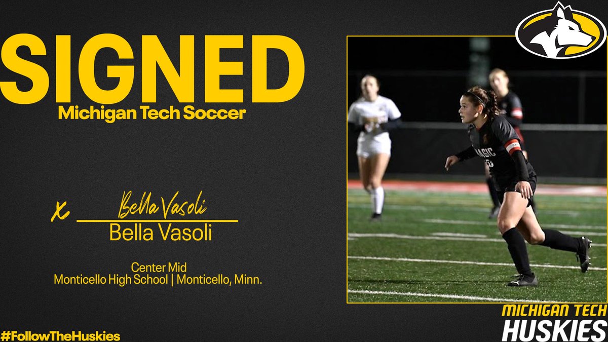 Please join us in welcoming our newest signees! 🥳Welcome to the Michigan Tech Family!

📝: michigantechhuskies.com/sports/wsoc/20…

#FollowTheHuskies