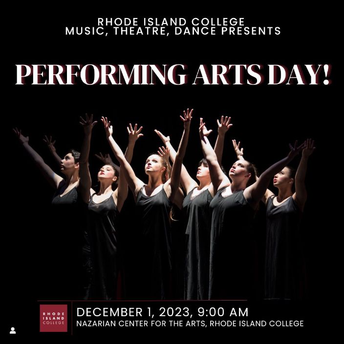 Save the date! Join RIC's Performing Arts Day on Dec 1st at Sapinsley Hall for an exclusive look into our Music, Theatre, and Dance programs. Register now: ric.edu/news-events/ev… 🎟️ #PerformingArtsDay #RICEvents #ArtsEducation