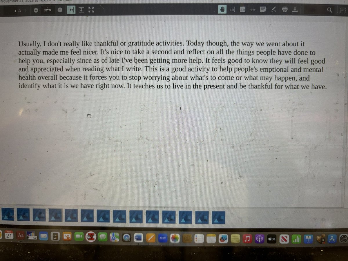 Practicing gratitude in health class today.! My Ss found this to be a great activity. Thanks to <a href="/carmelhealth/">Andrew Milne</a> for the ideas. #healthed#attitudeofgratitude