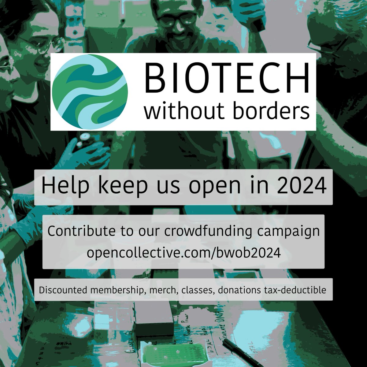 Biotech without Borders 🧬 (@biowoborders) on Twitter photo Earlier this year our President joined others to share a vision of biotech in 2050 via a great article in <a href="/Ginkgo/">Ginkgo Bioworks</a> 's visionary publication <a href="/growbyginkgo/">Grow by Ginkgo</a> growbyginkgo.com/2023/02/15/syn… Today we're raising money to cover our rent in 2024! Any amount helps biotechwithoutborders.org/crowdfunding/ Earlier this year our President joined others to share a vision of biotech in 2050 via a great article in <a href="/Ginkgo/">Ginkgo Bioworks</a> 's visionary publication <a href="/growbyginkgo/">Grow by Ginkgo</a> growbyginkgo.com/2023/02/15/syn… Today we're raising money to cover our rent in 2024! Any amount helps biotechwithoutborders.org/crowdfunding/