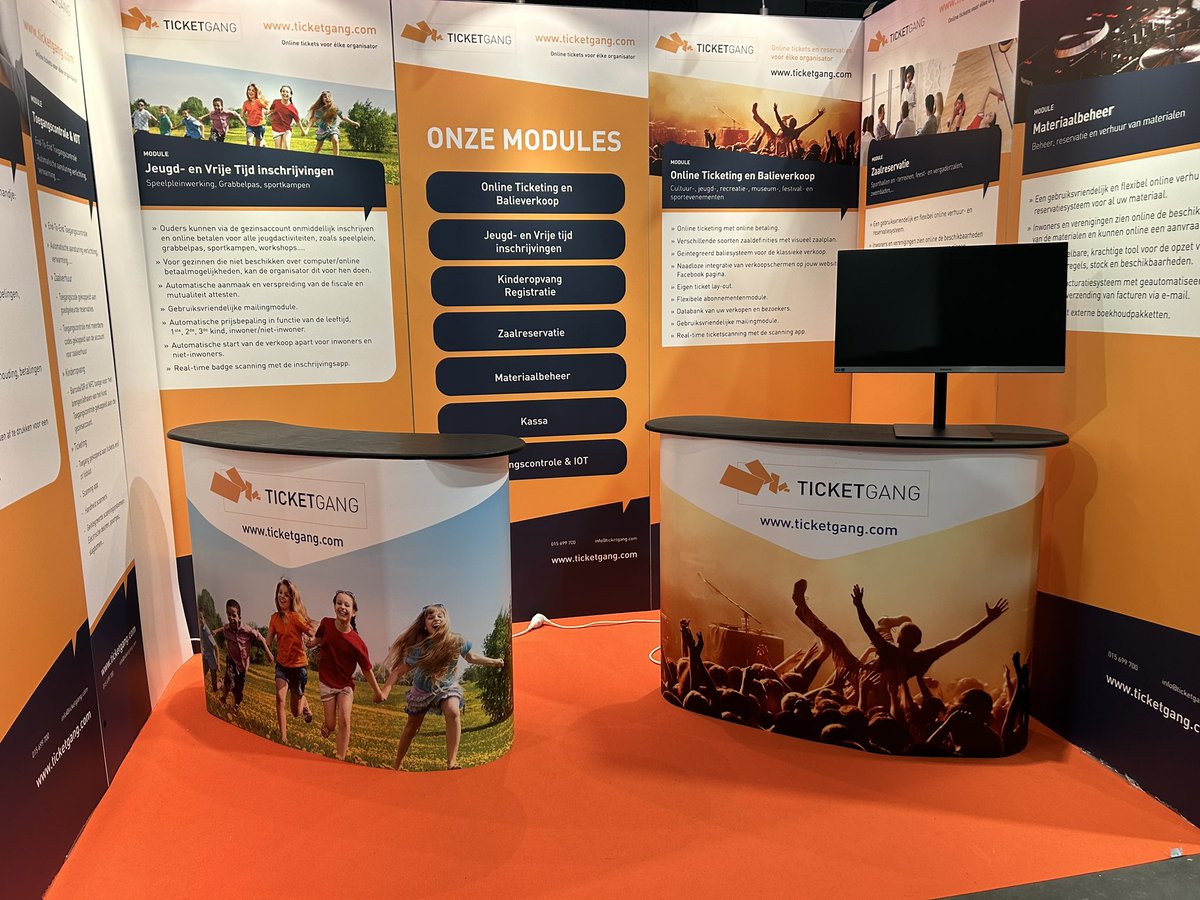 TicketGang's tweet photo. Klaar voor de evenementenbeurs Festivak in de Nekkerhal in Mechelen, 22-23/11. https://t.co/XRrsy5wFS4