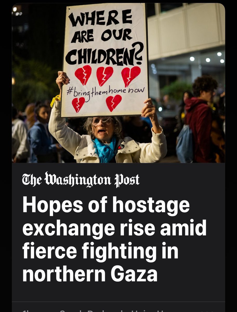 YoniMichanie's tweet photo. Dear @washingtonpost, 

Israel is not holding hostages; it is holding prisoners that committed crimes against humanity. 

Hamas is holding women, children, and elderly civilians.

This moral comparison is repugnant. https://t.co/M69toCEzhU