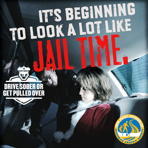 Don’t spend your holiday behind bars. If you’ve been drinking, call a sober friend, ride share, or taxi to get you home safely. #DriveSober or Get Pulled Over. New Jersey DHTS #NJSafeRoads #BeSmart