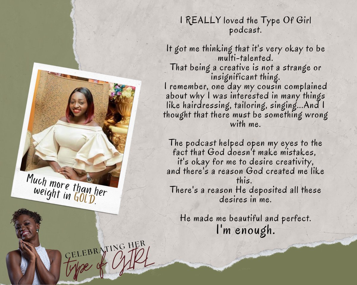 SanyuSings's tweet photo. This is @TinahWaters #TypeOfGirl Story.
Can you relate? π
It's okay to be interested many things.
#BeautifulMoments #SanyuSings #AngiO #storytime https://t.co/sGa38X9jJh