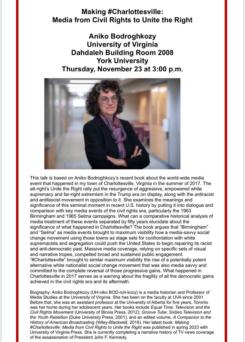 The Department of Communication & Media Studies tweet media