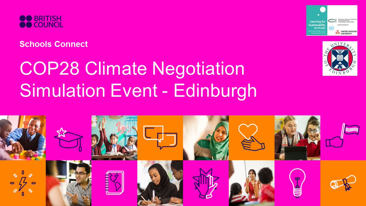 Delighted to work with <a href="/Schools_British/">British Council Schools</a> and <a href="/EdinburghUni/">The University of Edinburgh</a> to welcome students from #Scottish &amp; #Egyptian schools to debate the #ClimateCrisis ahead of #COP28. Read more: tinyurl.com/3vhk7tkf #Target2030 #LfSforALL <a href="/ScotGovEdu/">ScotGov Education</a> <a href="/GillespiesHigh/">James Gillespie's High School</a> <a href="/StMargaretsAcad/">StMargaret's Academy</a> <a href="/WestCalderHigh/">West Calder High</a>