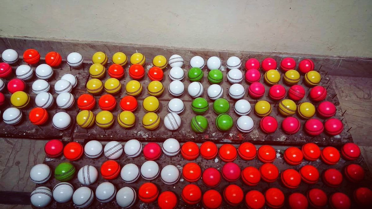 safeandsoundpk's tweet photo. Safe And Sound Industries colours Cricket balls #safeandsoundindustries #cricket #ball #colour #whitecricketball #pinkcricket #yellowcricketball #greencricket #adp2023 https://t.co/KQj0oO4Sda