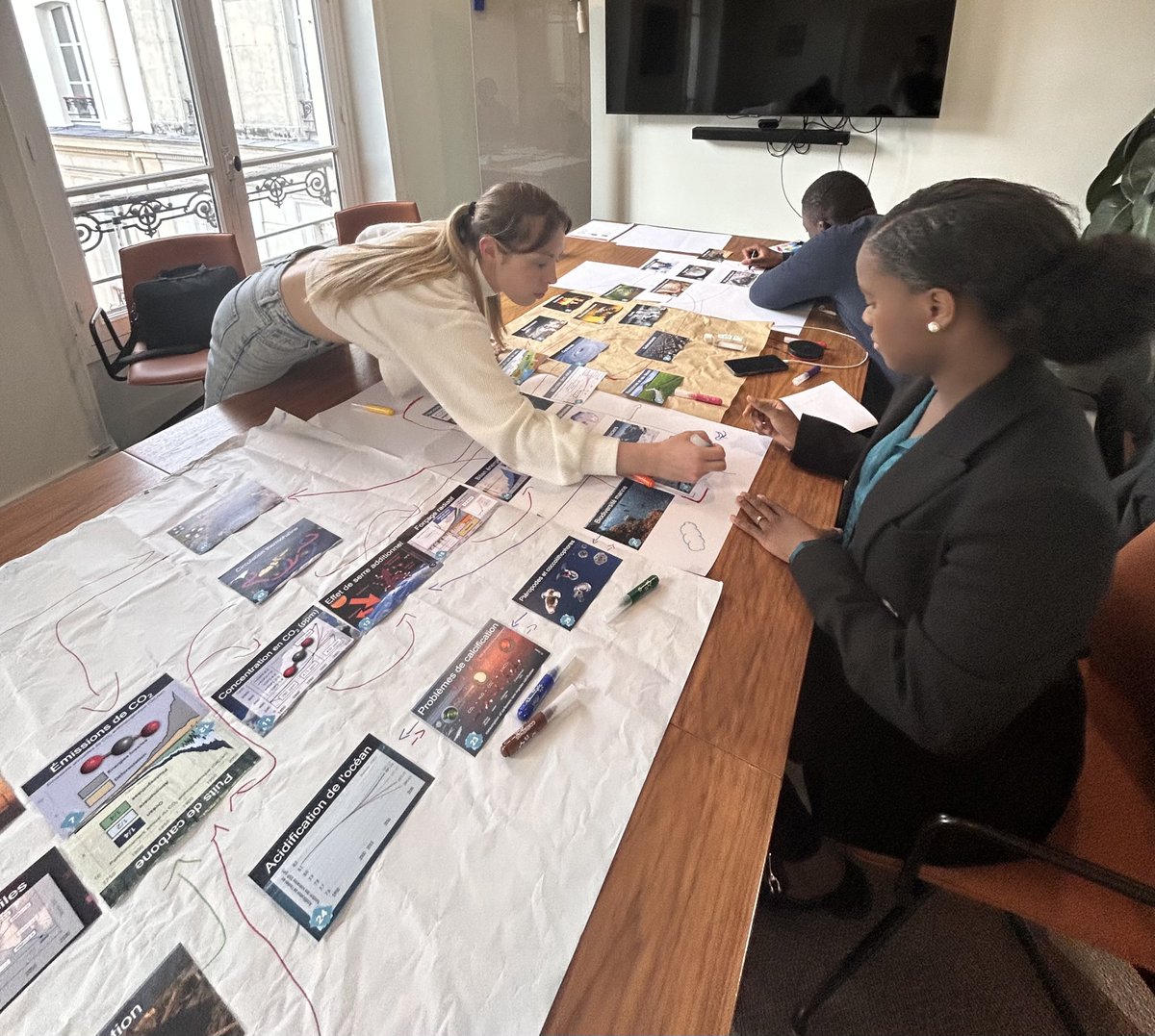 LendysGroup's tweet photo. Atelier @FresqueDuClimat chez Lendys 🎨 !
Une session pédagogique et collaborative qui a permis aux Lendysiens de mieux appréhender les liens de causes à effet entre activités humaines et dérèglement climatique 🔬.
Notre objectif est de former l’ensemble du Groupe d’ici 2025 🎯 https://t.co/qESK4JDRmq