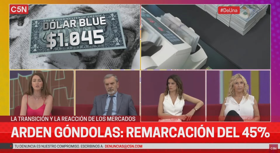 Donde estuvieron los de C5N estos 4 años? Ahora que gano Milei se vuelven a indignar por el dólar y los precios del super??? LACRAS!!!