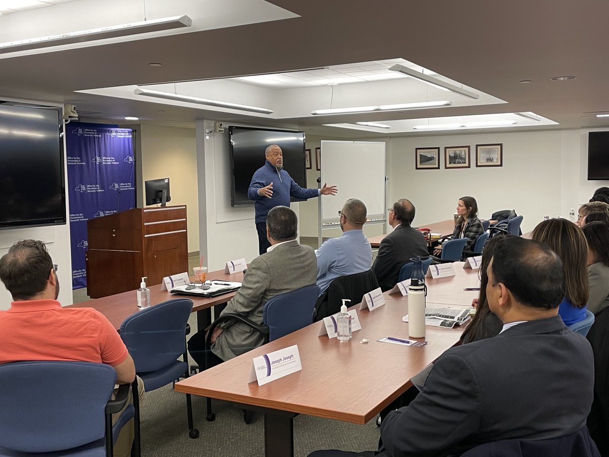 NYSOPDV (@nysopdv) on Twitter photo Today, <a href="/DonMcPherson/">Don McPherson</a> presented the
Aspirational Masculinity Model to our sister State Agencies as part of our #StartTheConversation Engaging Men & Boys campaign. If you would like to bring this presentation to your organization, let us know! Today, <a href="/DonMcPherson/">Don McPherson</a> presented the
Aspirational Masculinity Model to our sister State Agencies as part of our #StartTheConversation Engaging Men & Boys campaign. If you would like to bring this presentation to your organization, let us know!