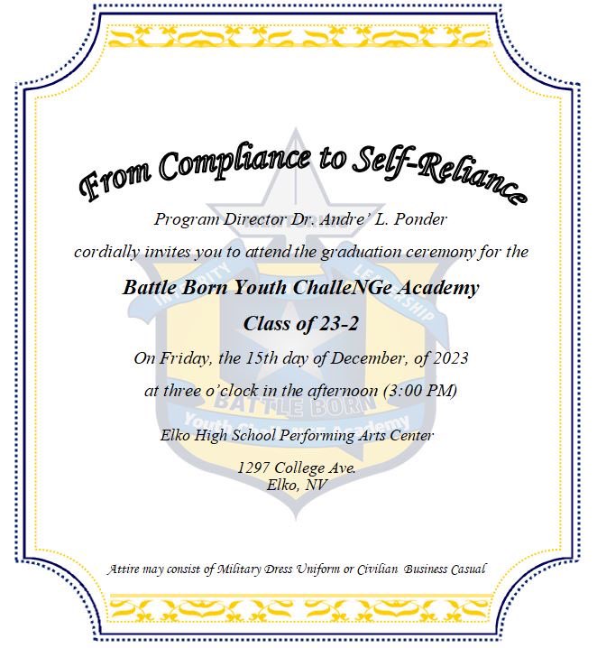 Battle Born Youth ChalleNGe Academy tweet media