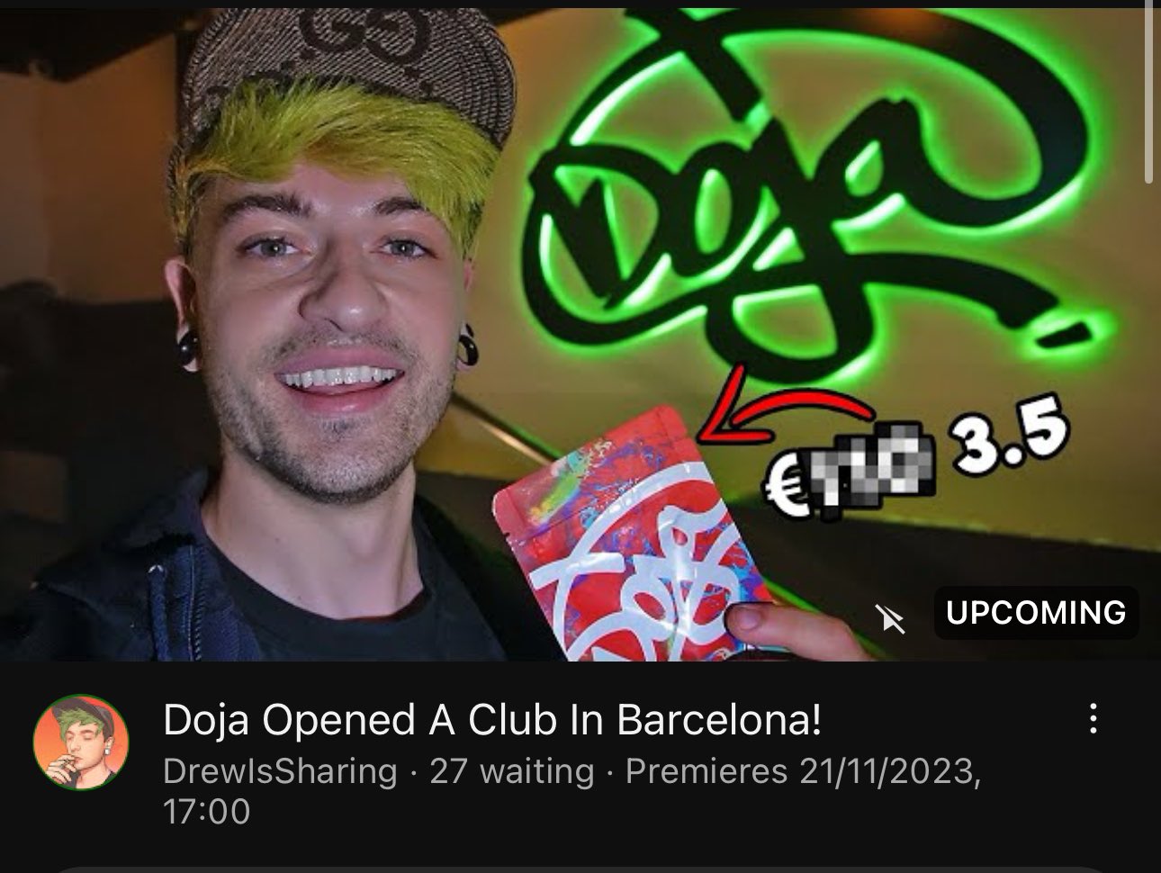 Drewsif Gilchrist on X: NEW  VIDEO! DOJA OPENED A CLUB IN BARCELONA!  Sorry for the long break of full  videos, got 2 more coming this  week :)  Enjoy!  /