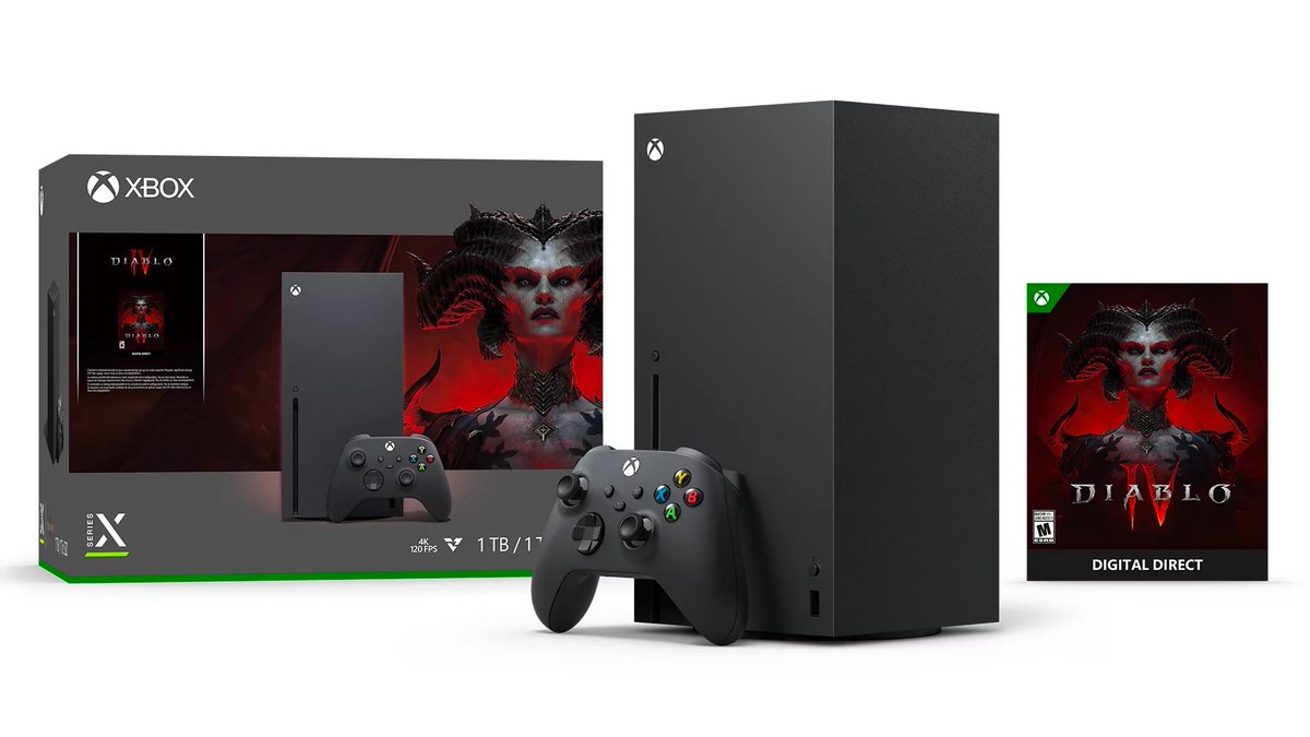 If you just want a new Xbox and a copy of Diablo IV, the bundle is down to $439 at Walmart. This is absolutely the cheapest option for an Xbox this Black Friday, even cheaper than an Xbox without a game. zdcs.link/R6M5V