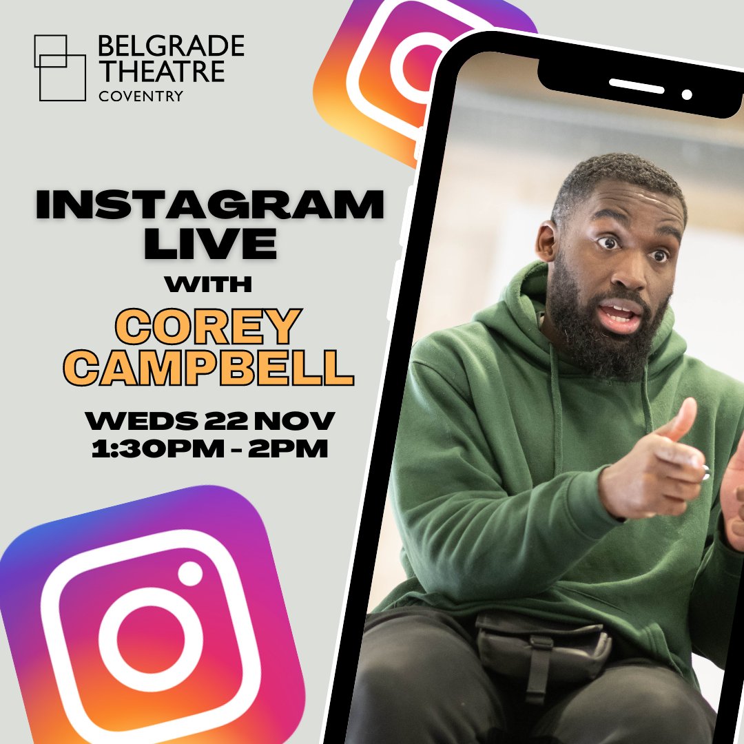 Interested in applying for the Belgrade Ensemble but still unsure? Our Creative Director @Campbell1Corey is going live on our Instagram tomorrow (Weds 22 Nov) from 1:30pm - 2pm to answer all your questions about the Ensemble. Tune in or comment your questions below...